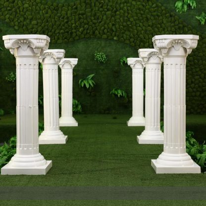 4x Plastic Props Roman Column