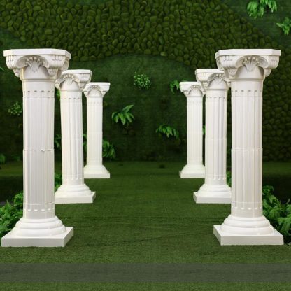 4x Plastic Props Roman Column
