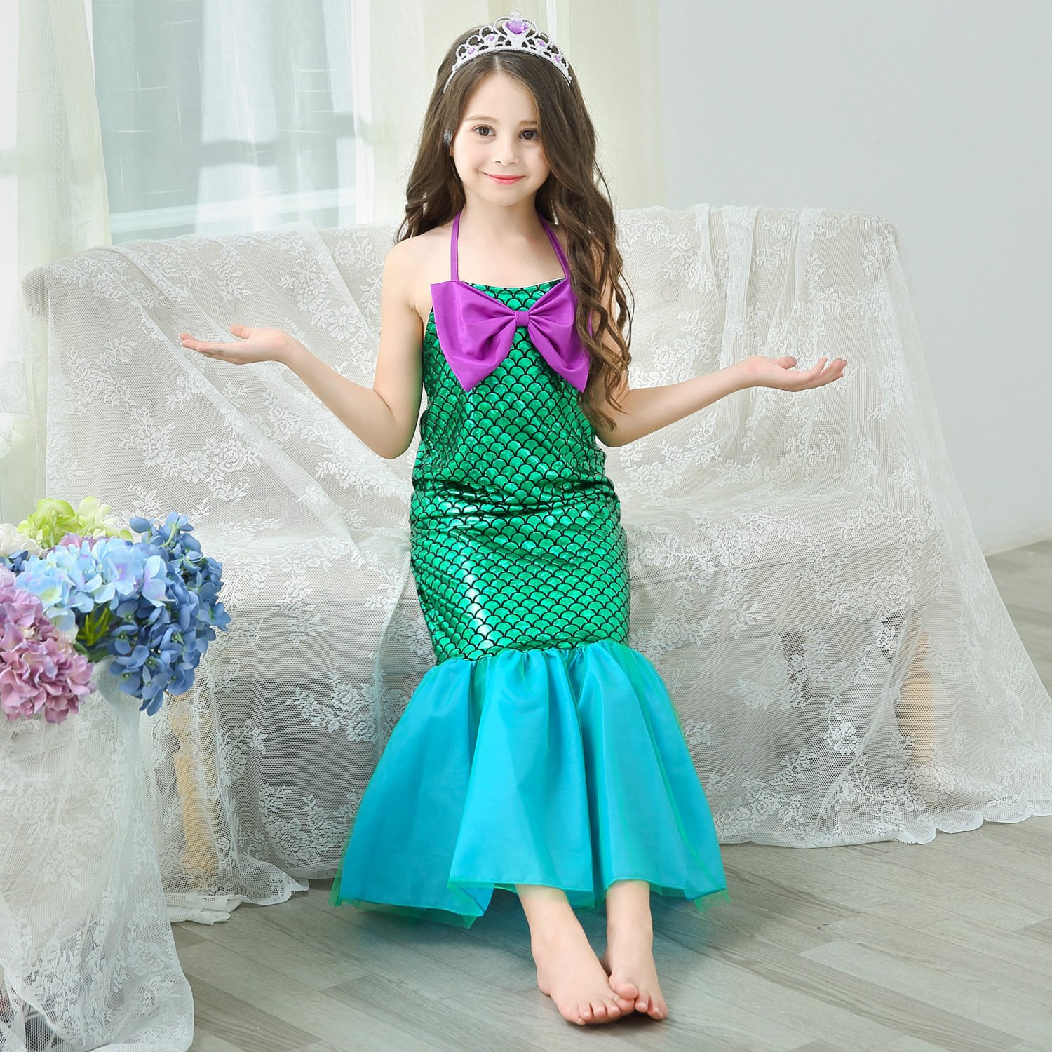 Kids Ariel Little Mermaid Set Girl 