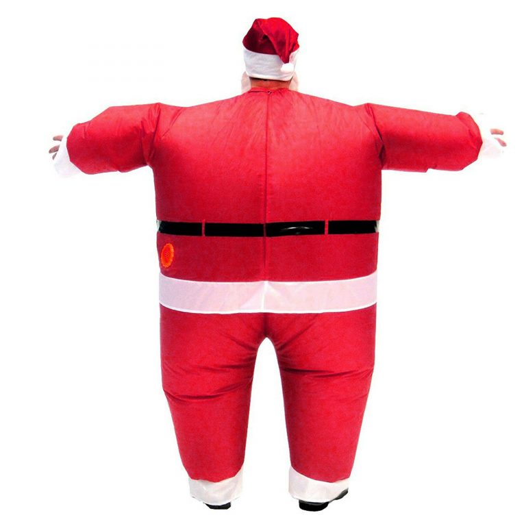 1X Inflatable Santa Costume Battery Operated Christmas Xmas Fancy Dress