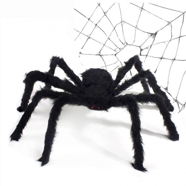 Giant Spider Halloween Decoration Haunted House Prop Indoor Outdoor ...