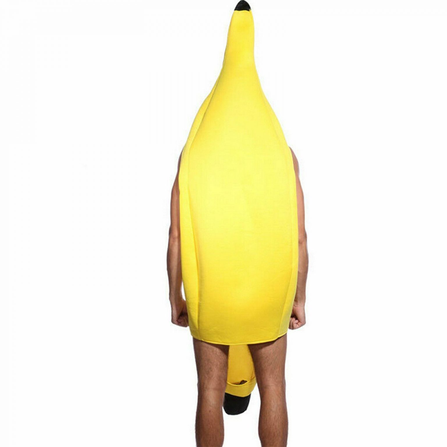 Adult Banana Body Suit Costume Unisex Outfit One Size Fits Halloween