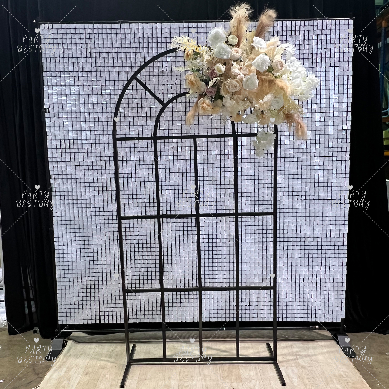Window wedding backdrop | Honestweddingadvice.com