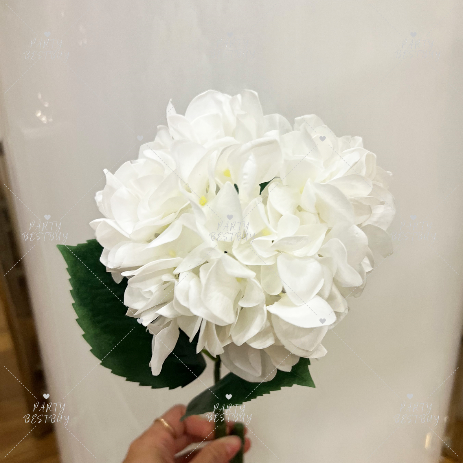 5x Latex Real touch Hydrangea flowers Rose Artificial Fake Flowers