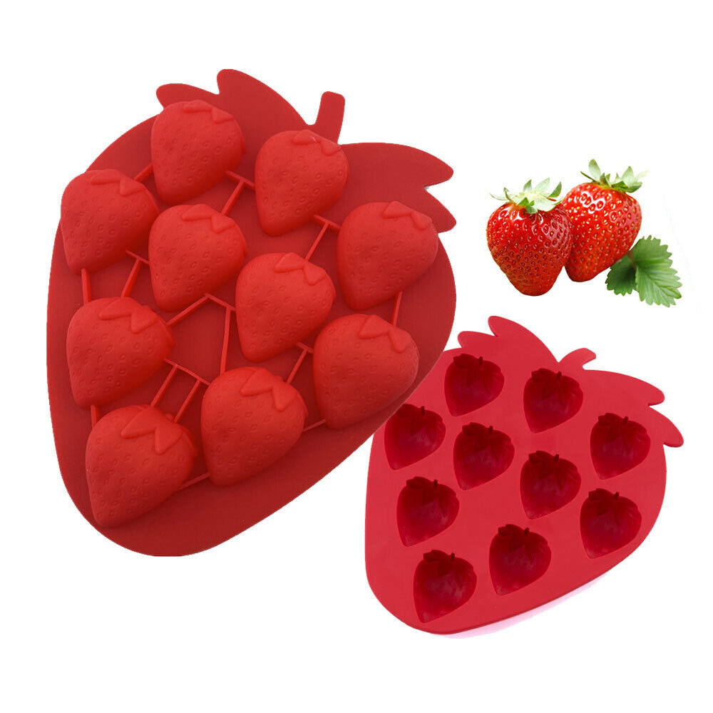 Silicone Strawberry Mold 