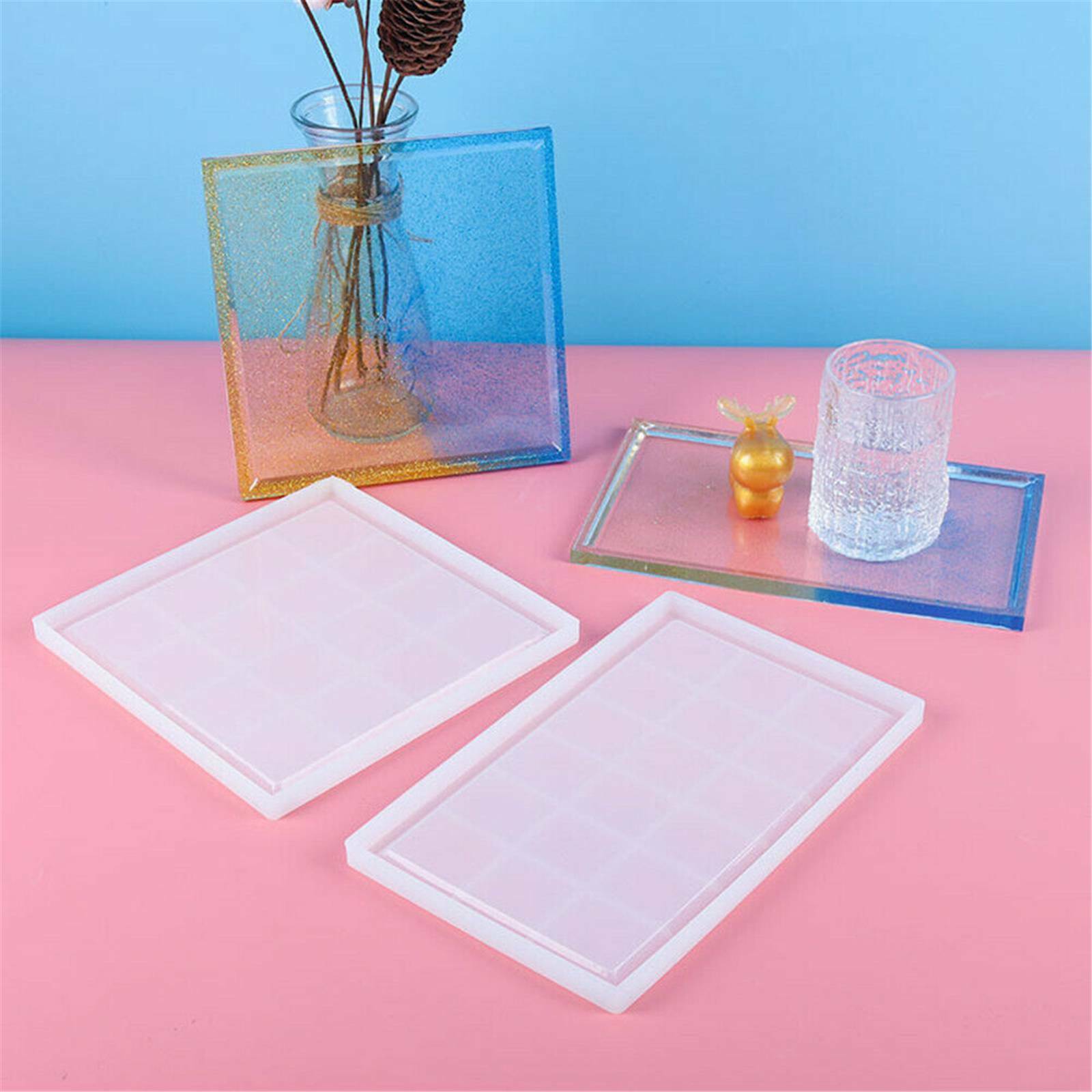 Square Mold, Large Silicone Mold For Resin, 5 inches - 1 piece