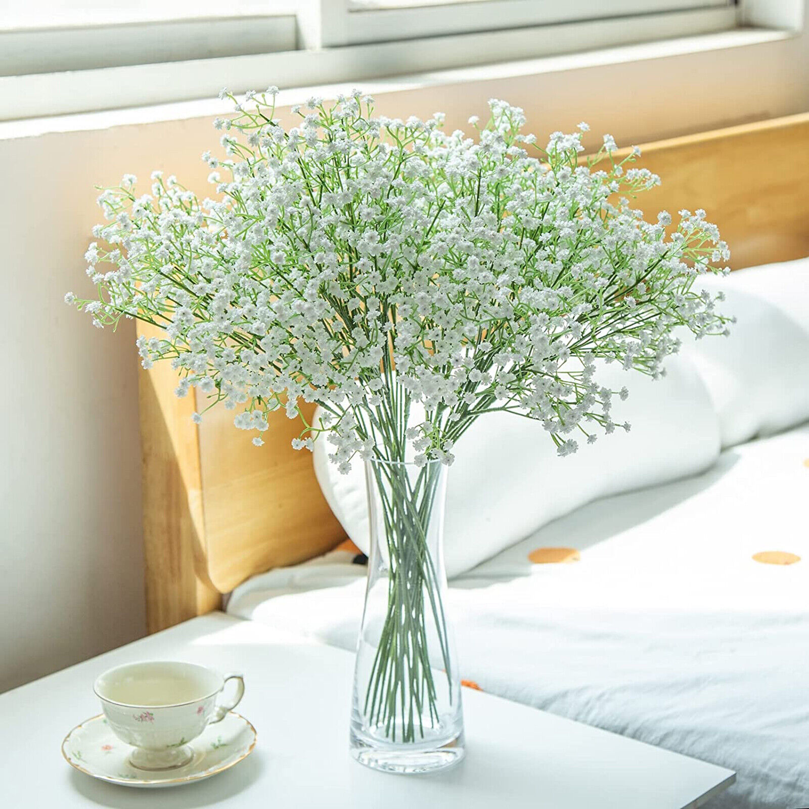 20Pcs Silk Flowers Artificial Baby's Breath Gypsophila Fake